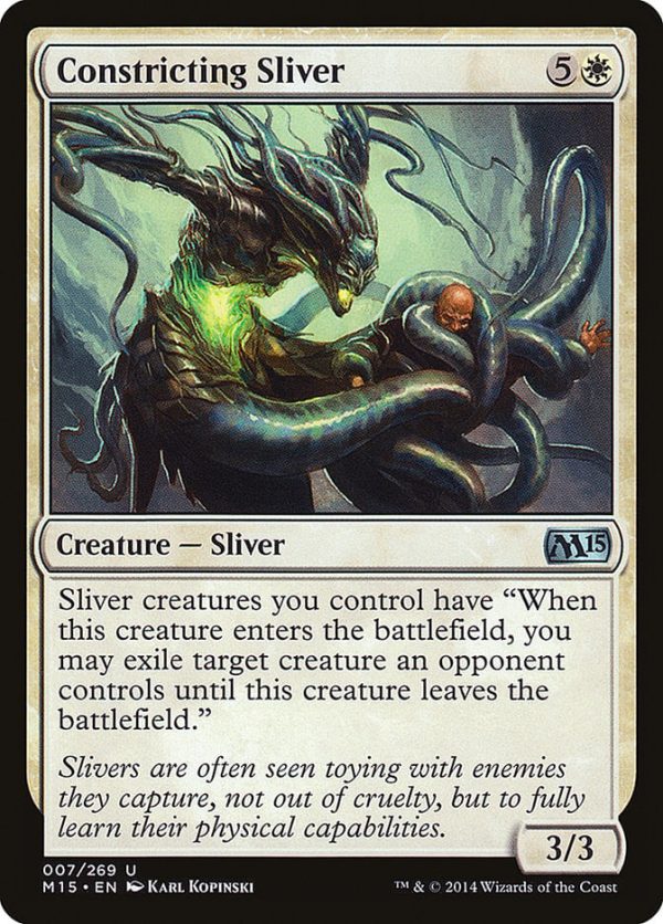 Constricting Sliver - Magic 2015 Core Set-(007)