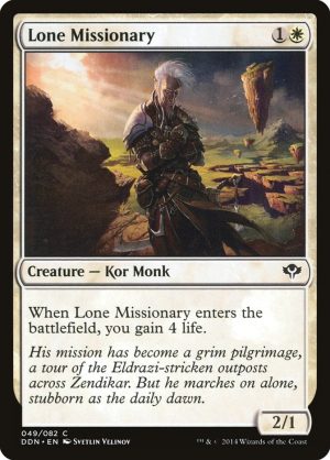 Lone Missionary - Duel Decks: Speed vs. Cunning-(049)