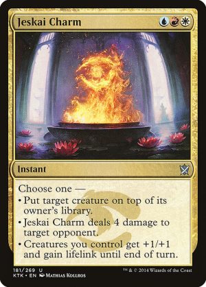Jeskai Charm - Khans of Tarkir-(181)-Foil