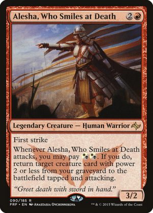 Alesha, Who Smiles at Death - Fate Reforged-(090)-Foil