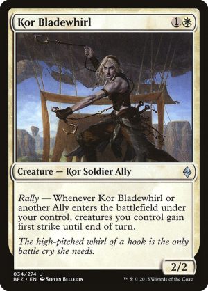 Kor Bladewhirl - Battle for Zendikar-(034)