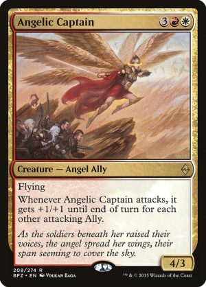 Angelic Captain - Battle for Zendikar-(208)-Foil