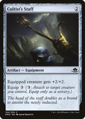 Cultist's Staff - Eldritch Moon-(194)