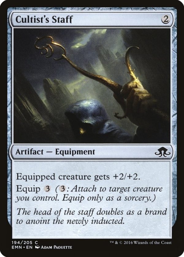 Cultist's Staff - Eldritch Moon-(194)