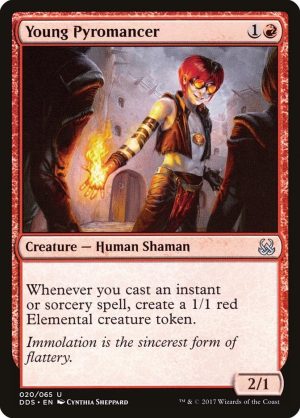 Young Pyromancer - Duel Decks: Mind vs. Might-(020)
