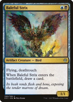 Baleful Strix - Archenemy: Nicol Bolas-(080)