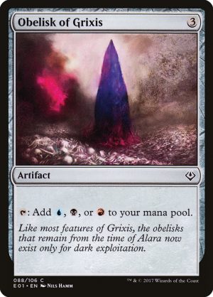 Obelisk of Grixis - Archenemy: Nicol Bolas-(088)