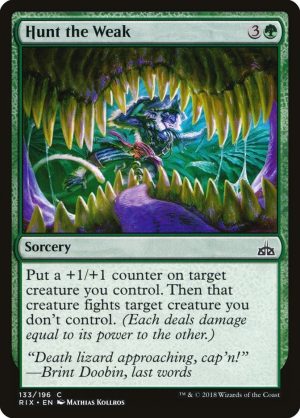 Hunt the Weak - Rivals of Ixalan-(133)