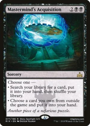 Mastermind's Acquisition - Rivals of Ixalan-(077)-Foil