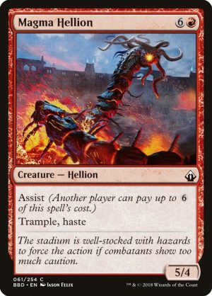 Magma Hellion - Battlebond-(061)-Foil