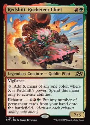 Redshift, Rocketeer Chief - Aetherdrift-(218)-Foil