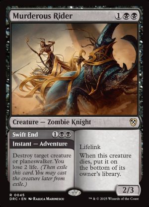 Murderous Rider // Swift End - Aetherdrift Commander-(045)