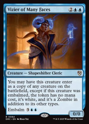 Vizier of Many Faces - Aetherdrift Commander-(084)