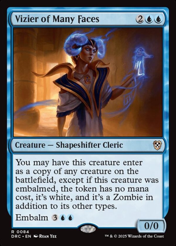 Vizier of Many Faces - Aetherdrift Commander-(084)