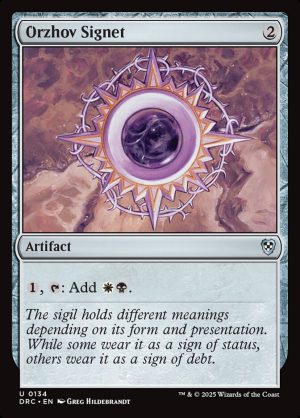 Orzhov Signet - Aetherdrift Commander-(134)