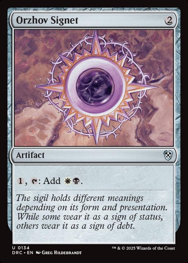 Orzhov Signet - Aetherdrift Commander-(134)