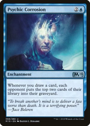 Psychic Corrosion - Core Set 2019-(068)-Foil