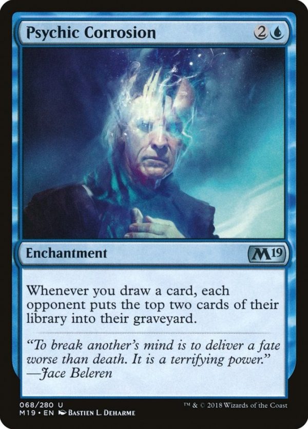 Psychic Corrosion - Core Set 2019-(068)-Foil