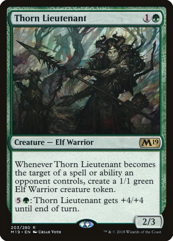 Thorn Lieutenant - Core Set 2019-(203)-Foil