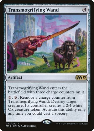 Transmogrifying Wand - Core Set 2019-(247)-Foil