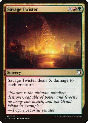 Savage Twister - Commander 2018-(190)