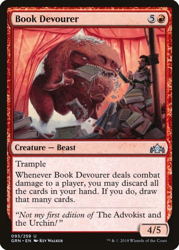 Book Devourer - Guilds of Ravnica-(093)-Foil
