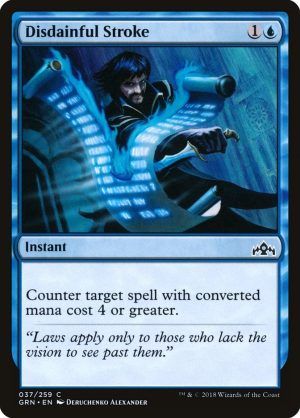 Disdainful Stroke - Guilds of Ravnica-(037)-Foil
