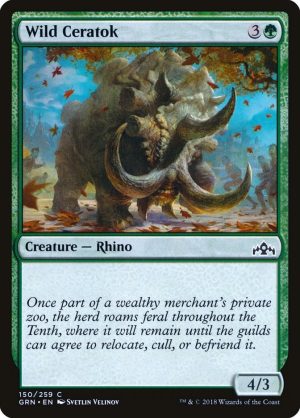 Wild Ceratok - Guilds of Ravnica-(150)