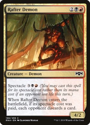Rafter Demon - Ravnica Allegiance-(196)-Foil
