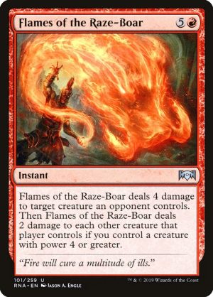 Flames of the Raze-Boar - Ravnica Allegiance-(101)
