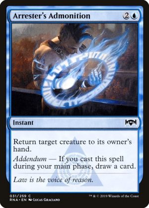 Arrester's Admonition - Ravnica Allegiance-(031)