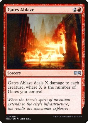 Gates Ablaze - Ravnica Allegiance-(102)