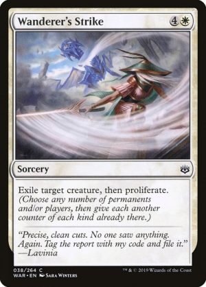Wanderer's Strike - War of the Spark-(038)-Foil