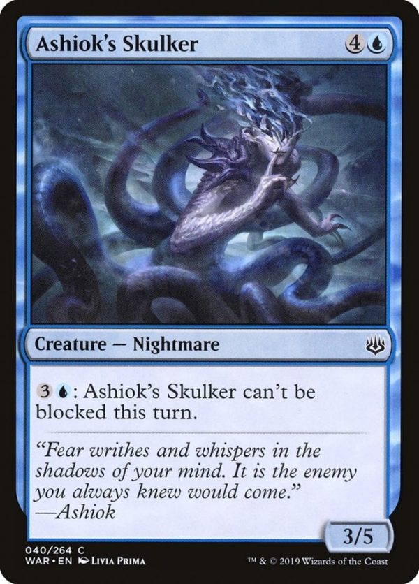 Ashiok's Skulker - War of the Spark-(040)-Foil