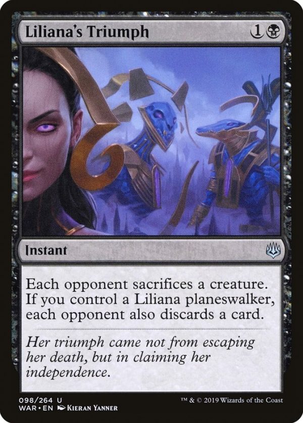 Liliana's Triumph - War of the Spark-(098)-Foil