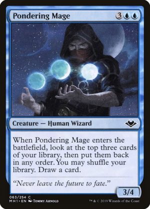 Pondering Mage - Modern Horizons-(063)-Foil