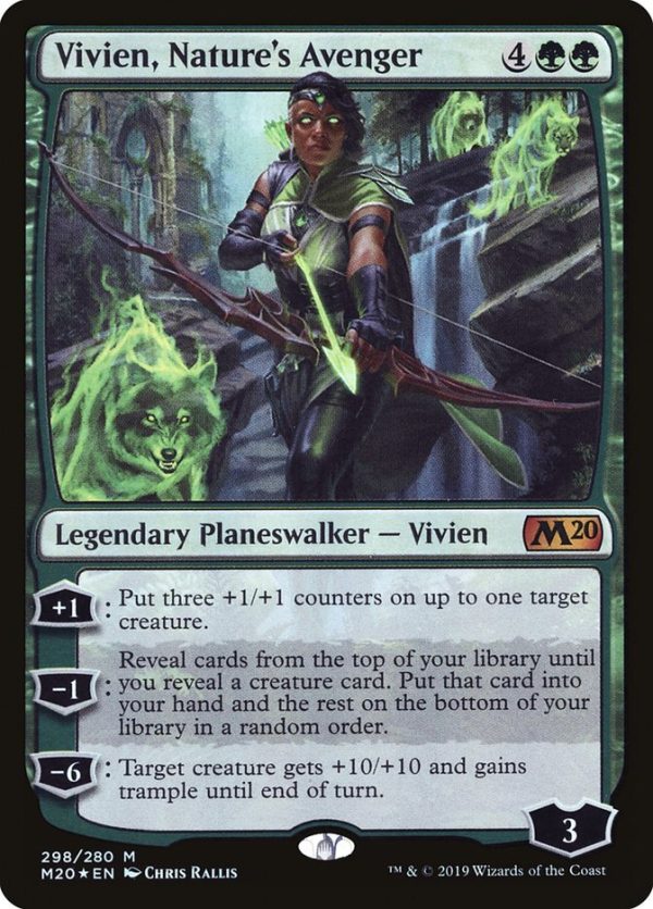 Vivien, Nature's Avenger - Core Set 2020-(298)-Foil