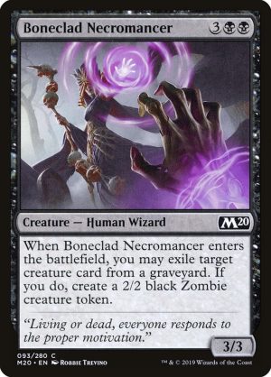 Boneclad Necromancer - Core Set 2020-(093)
