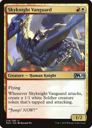 Skyknight Vanguard - Core Set 2020-(218)-Foil