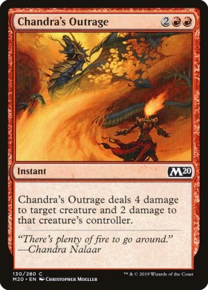 Chandra's Outrage - Core Set 2020-(130)-Foil
