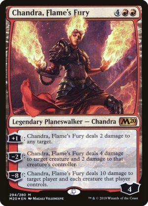 Chandra, Flame's Fury - Core Set 2020-(294)-Foil