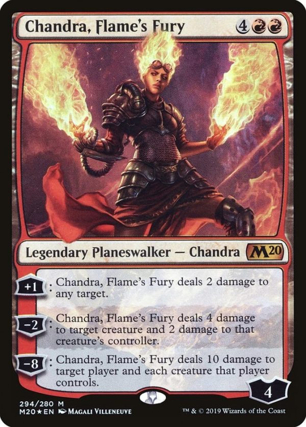 Chandra, Flame's Fury - Core Set 2020-(294)-Foil