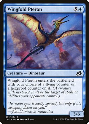 Wingfold Pteron - Ikoria: Lair of Behemoths-(071)-Foil