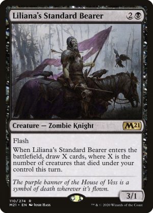 Liliana's Standard Bearer - Core Set 2021-(110)-Foil