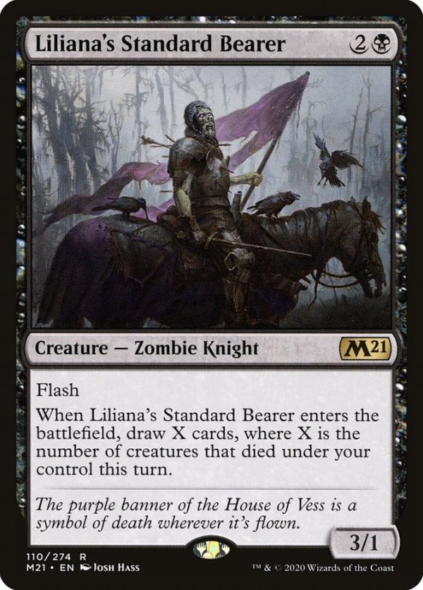 Liliana's Standard Bearer - Core Set 2021-(110)-Foil