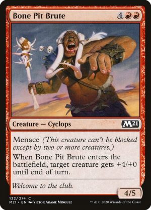 Bone Pit Brute - Core Set 2021-(132)-Foil