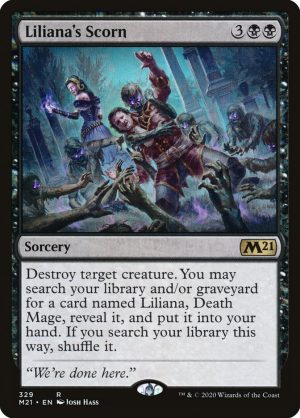 Liliana's Scorn - Core Set 2021-(329)