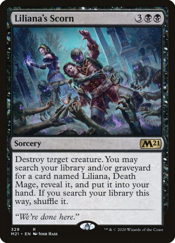 Liliana's Scorn - Core Set 2021-(329)