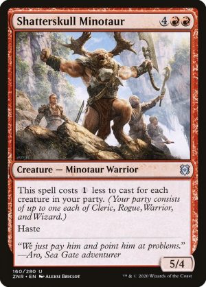 Shatterskull Minotaur - Zendikar Rising-(160)