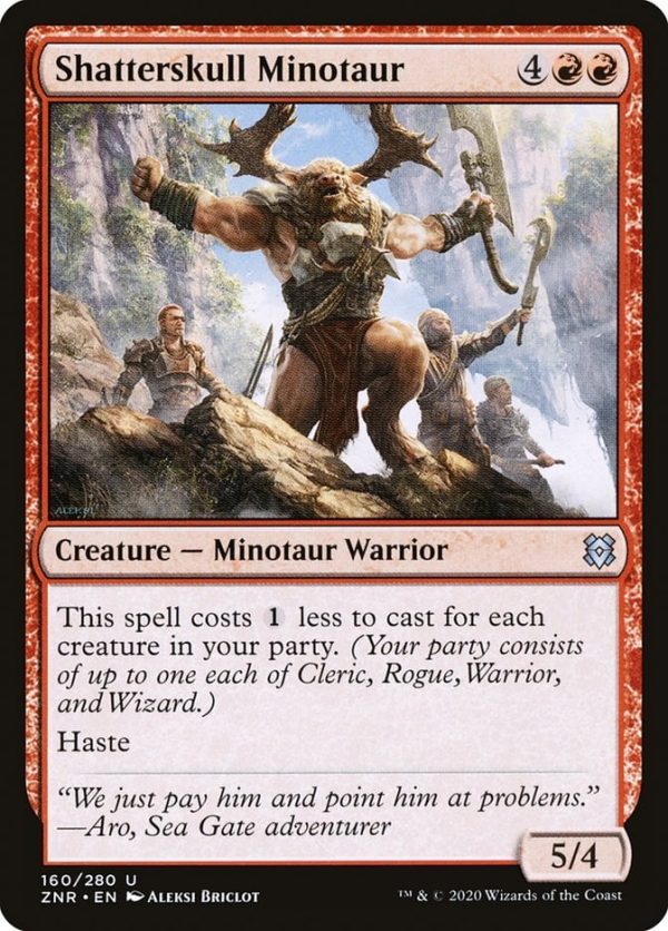 Shatterskull Minotaur - Zendikar Rising-(160)